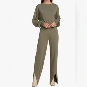 n:Philanthropy Faro Front Slit Wide Leg Pants Size S Lounge Pants Hand Crafted